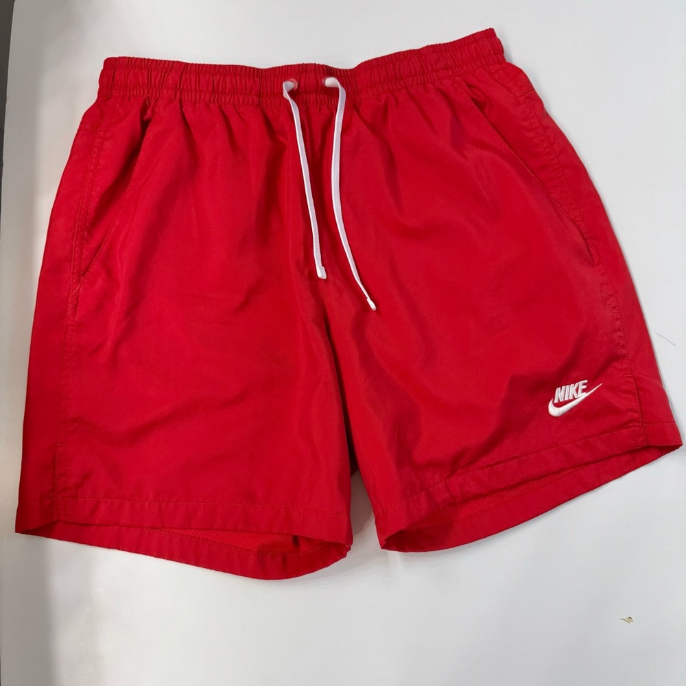 Nike Men's Bold Red Swim Trunks